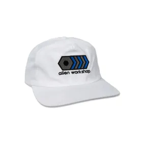 Alien Workshop Skateboard Hat Bolts Strapback White