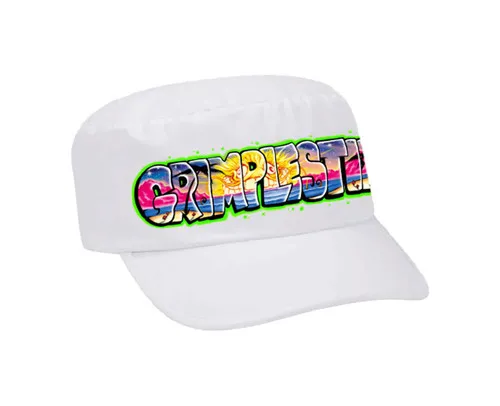 Anti Hero Skateboards Painters Hat Grimple Beach White Snapback