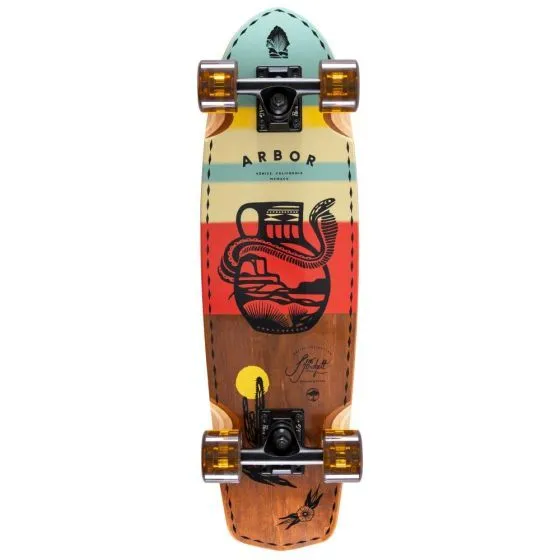 Arbor Cruiser Jess Mudgett Pocket Rocket Complete Skateboard - 27"