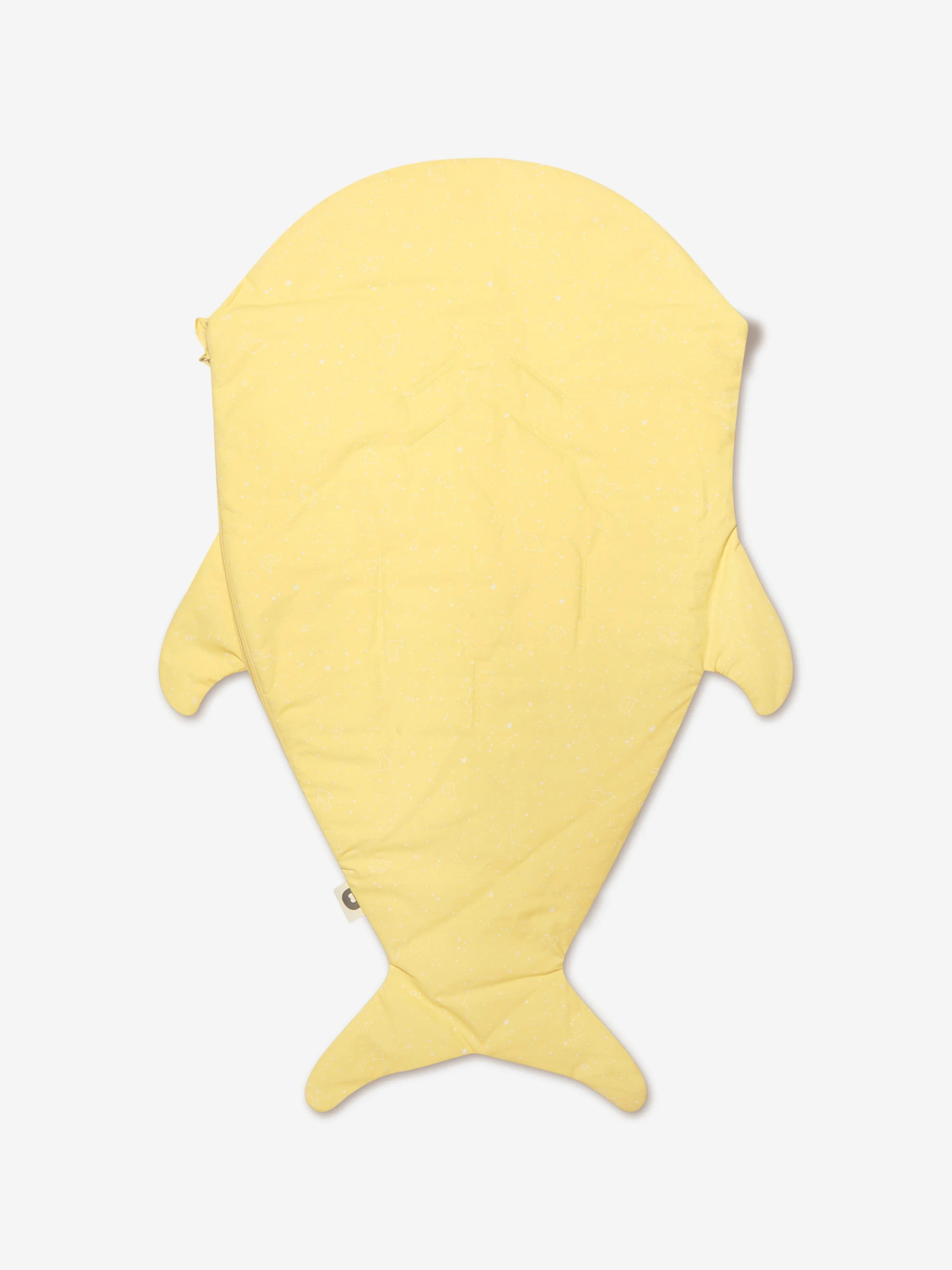 Baby Bites Baby Constellations Summer Shark Sleeping Bag in Yellow