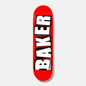 Baker Skateboards Brand Logo White Deck 8.25