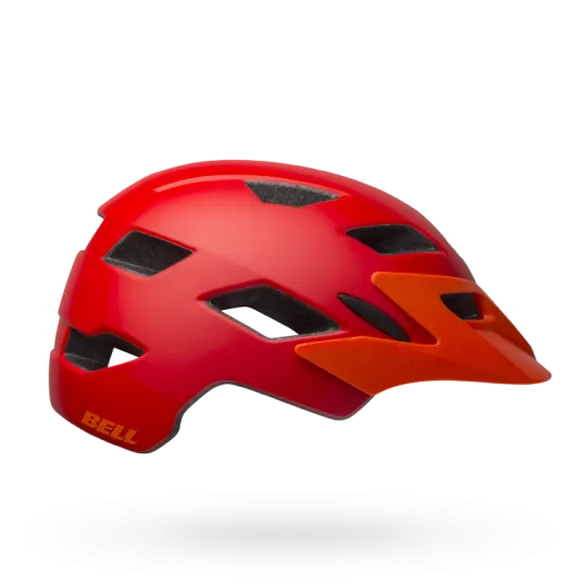 Bell Sidetrack Youth Helmet - Matt Red-Orange - 2020