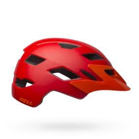 Bell Sidetrack Youth Helmet - Matt Red-Orange - 2020