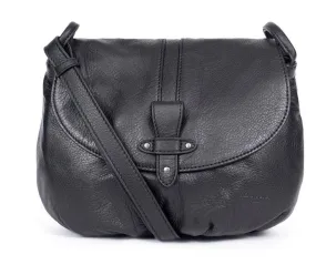 Black women's leather bag 419004