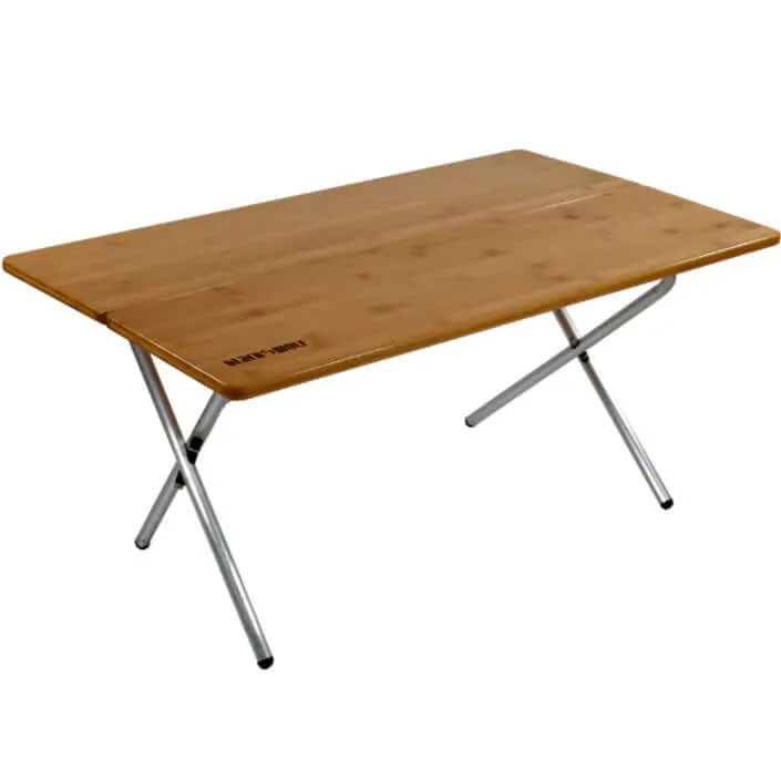 BlackWolf Rectangle Folding Picnic Table Lightweight