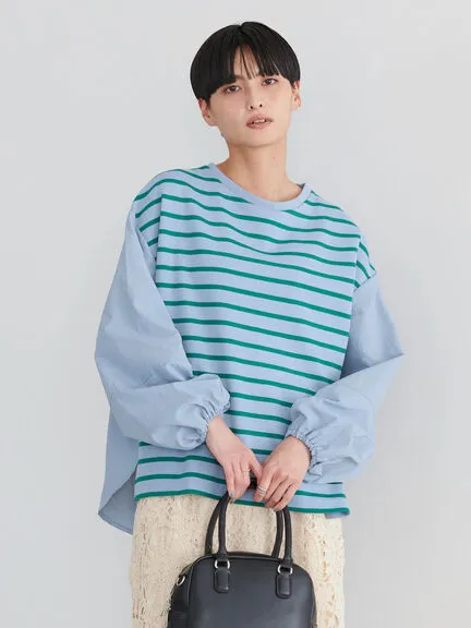 Bobo Tokyo Murano Sleeve Volume Pullover