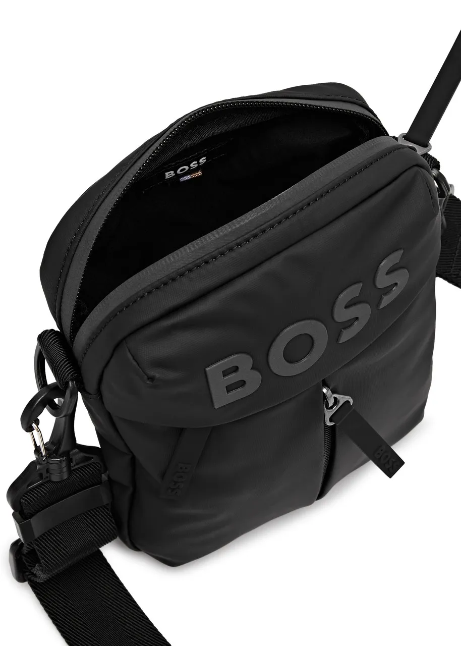 BOSS Stormy faux leather cross-body bag  -                         -                     -                