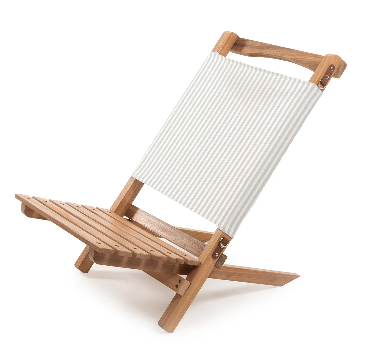 Business & Pleasure - 2 Piece Beach Chair - Laurens Sage Stripe