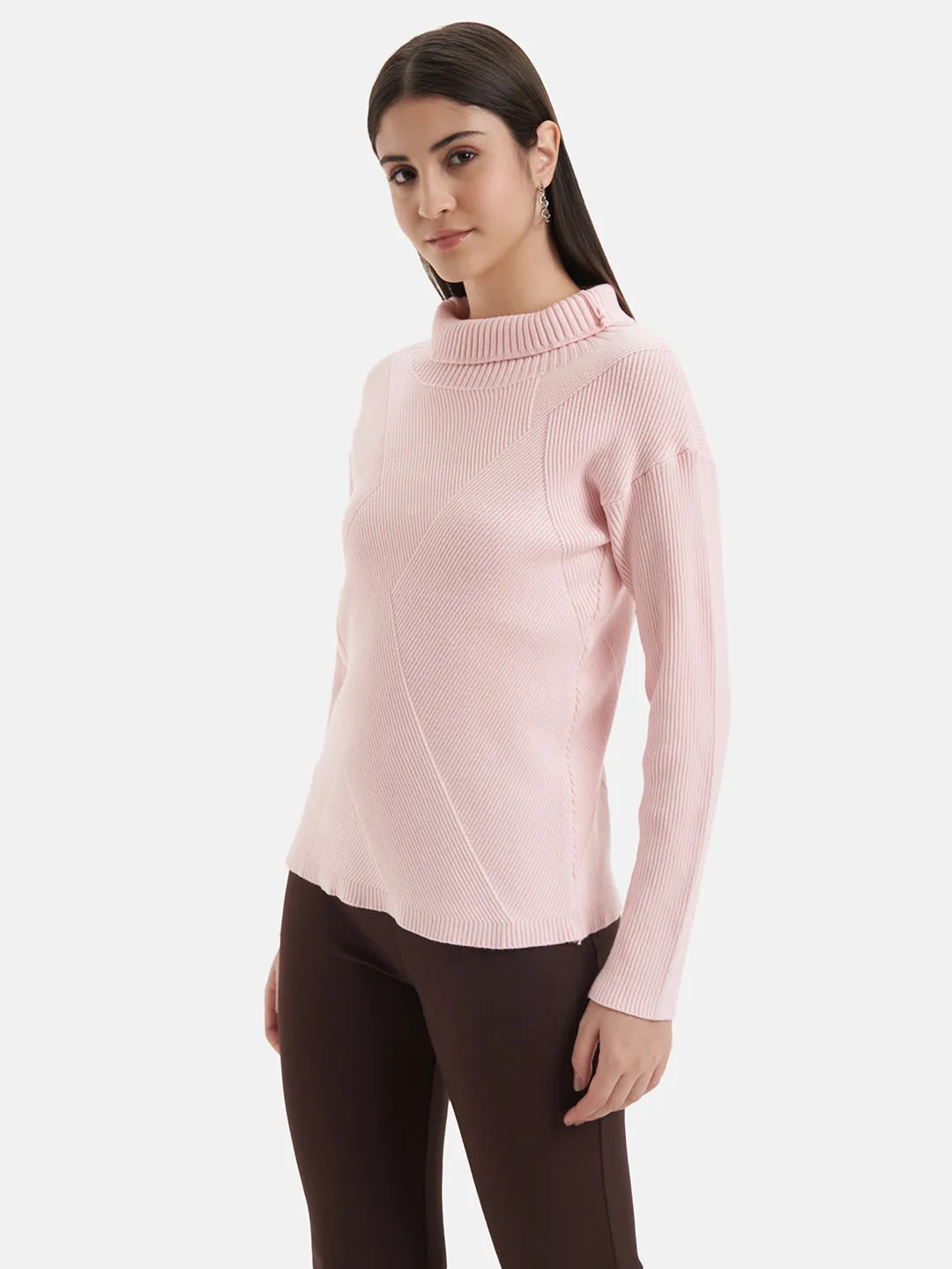 Cable Knit Turtle Neck Pullover