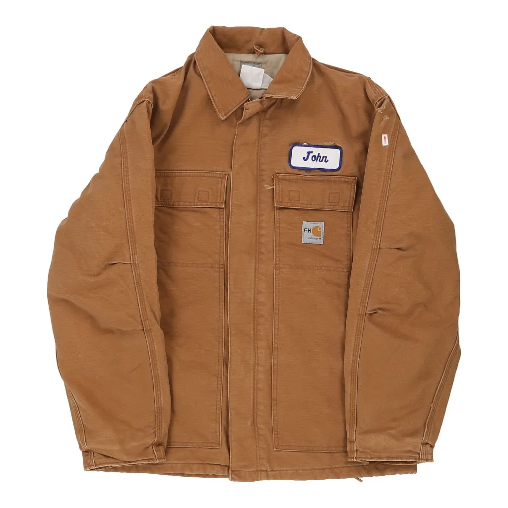 Carhartt Jacket - Medium Brown Cotton Blend