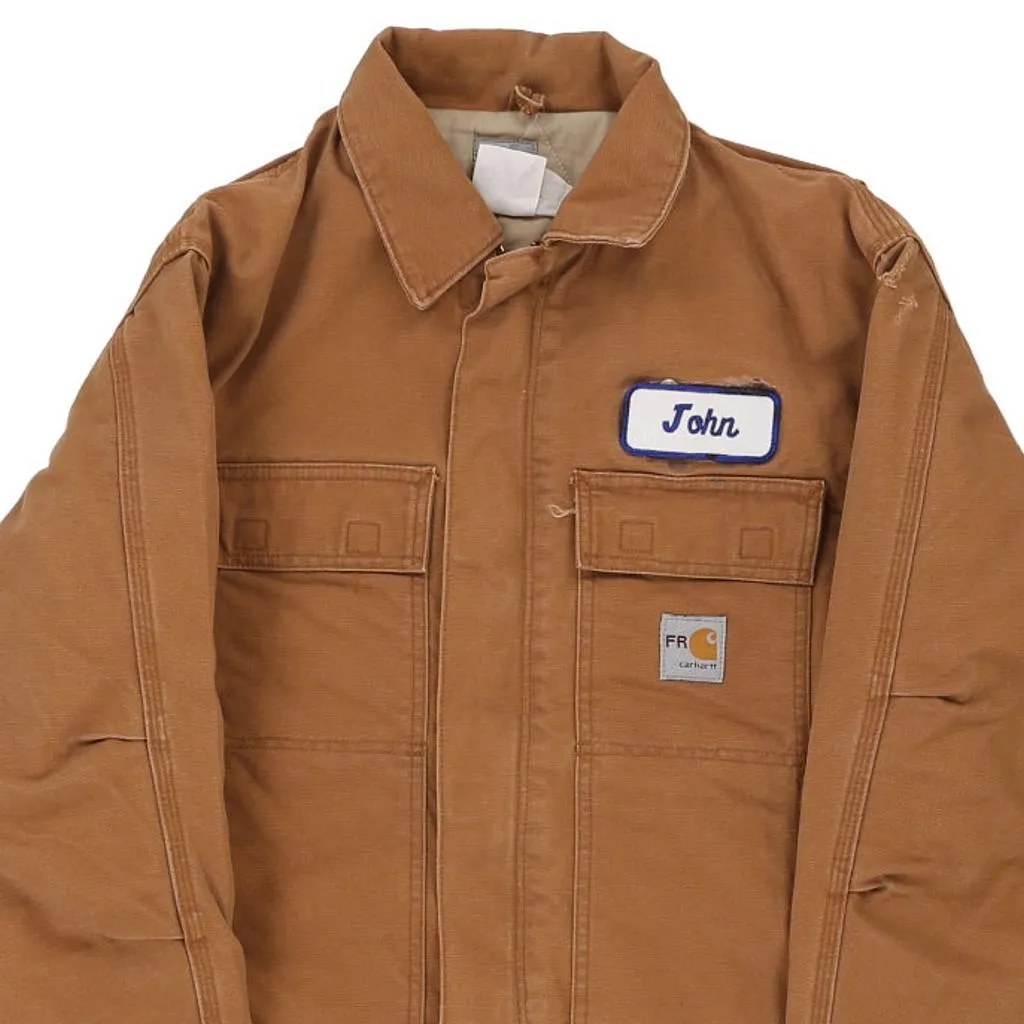 Carhartt Jacket - Medium Brown Cotton Blend