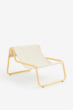 Children's metal lounge chair - Light yellow - Home All | H&M GB