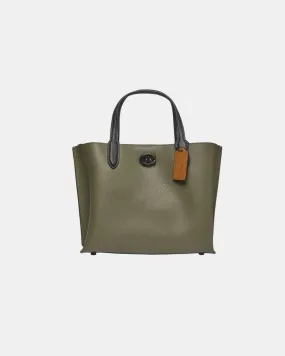 Coach Willow Tote 24 In Colorblock