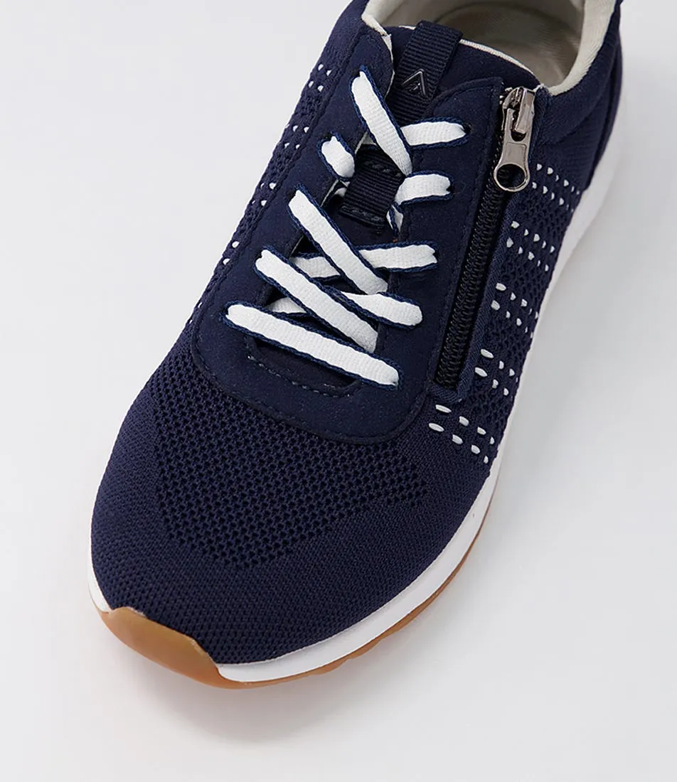 COLORADO Collect Navy Recycled Knit Sneakers