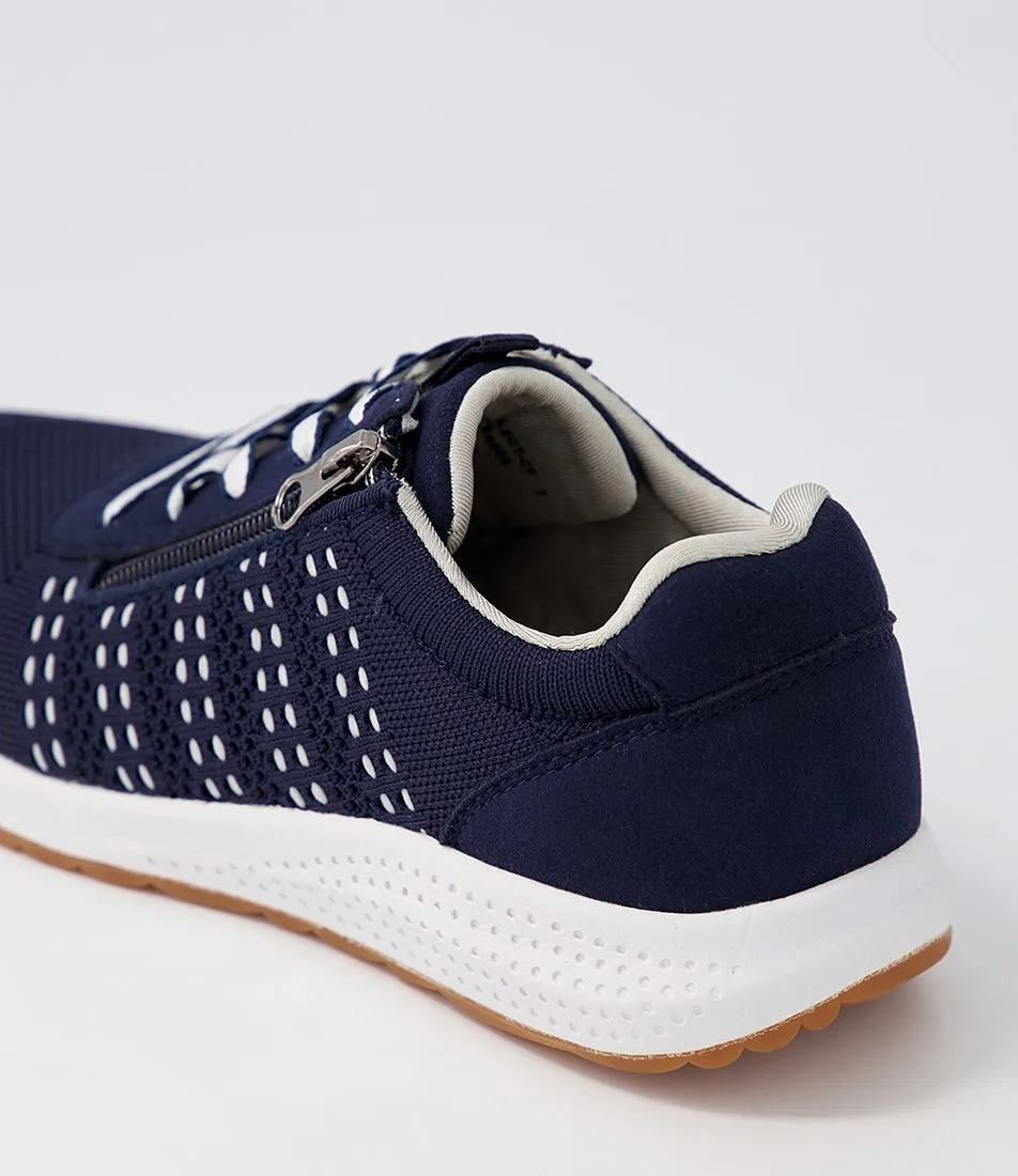 COLORADO Collect Navy Recycled Knit Sneakers