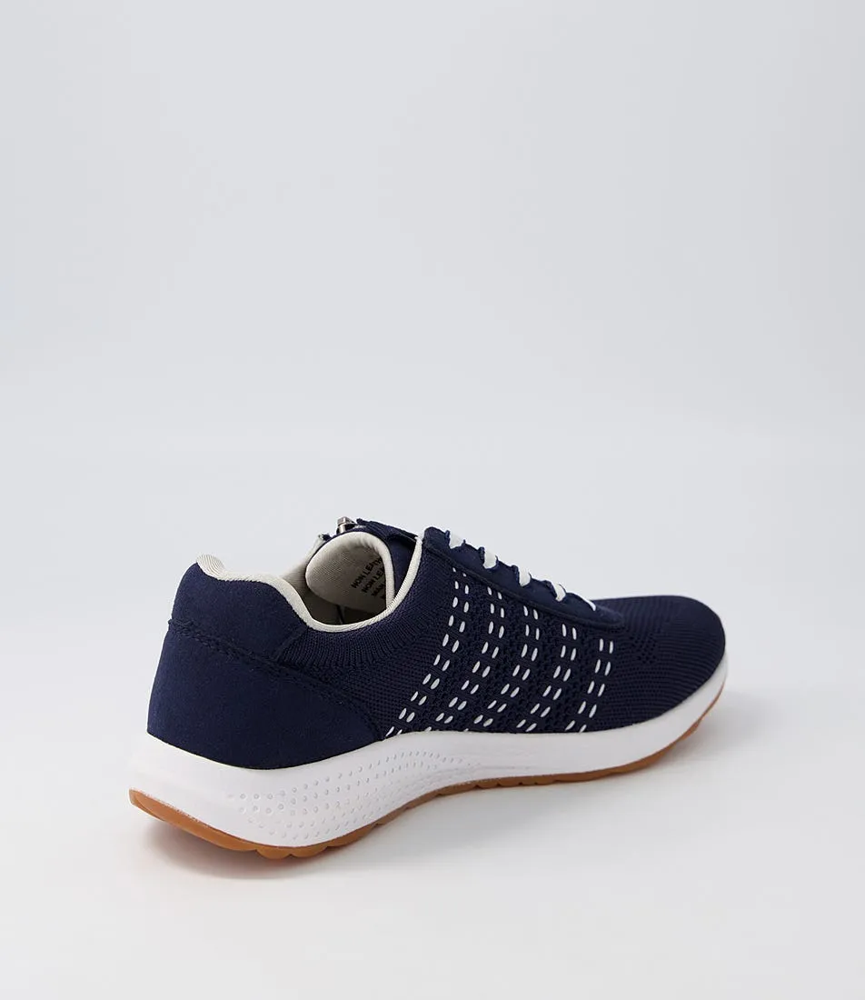 COLORADO Collect Navy Recycled Knit Sneakers