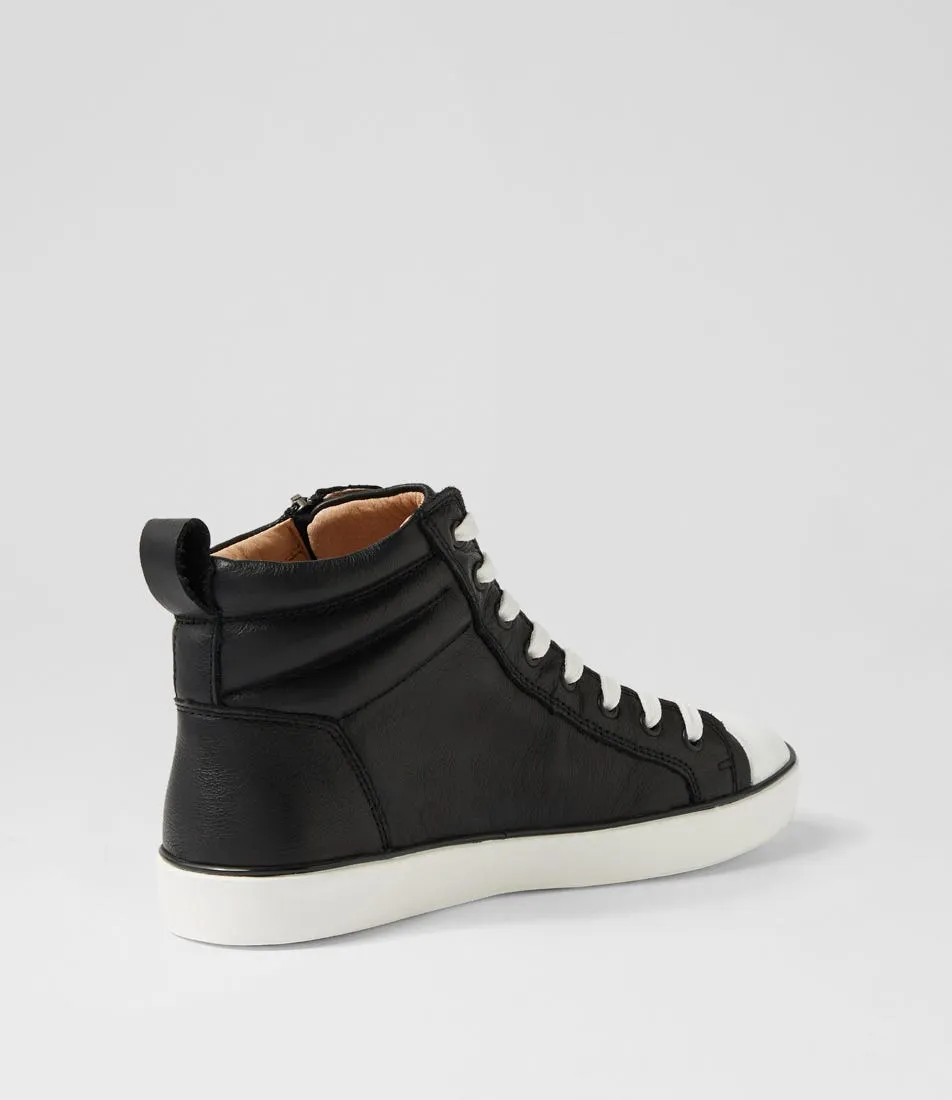 COLORADO Elite Black Leather Sneakers