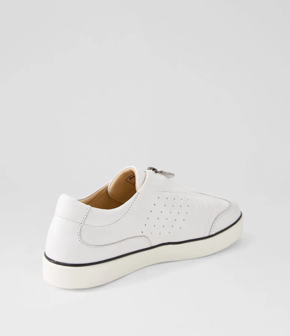 COLORADO Enact White Leather Sneakers