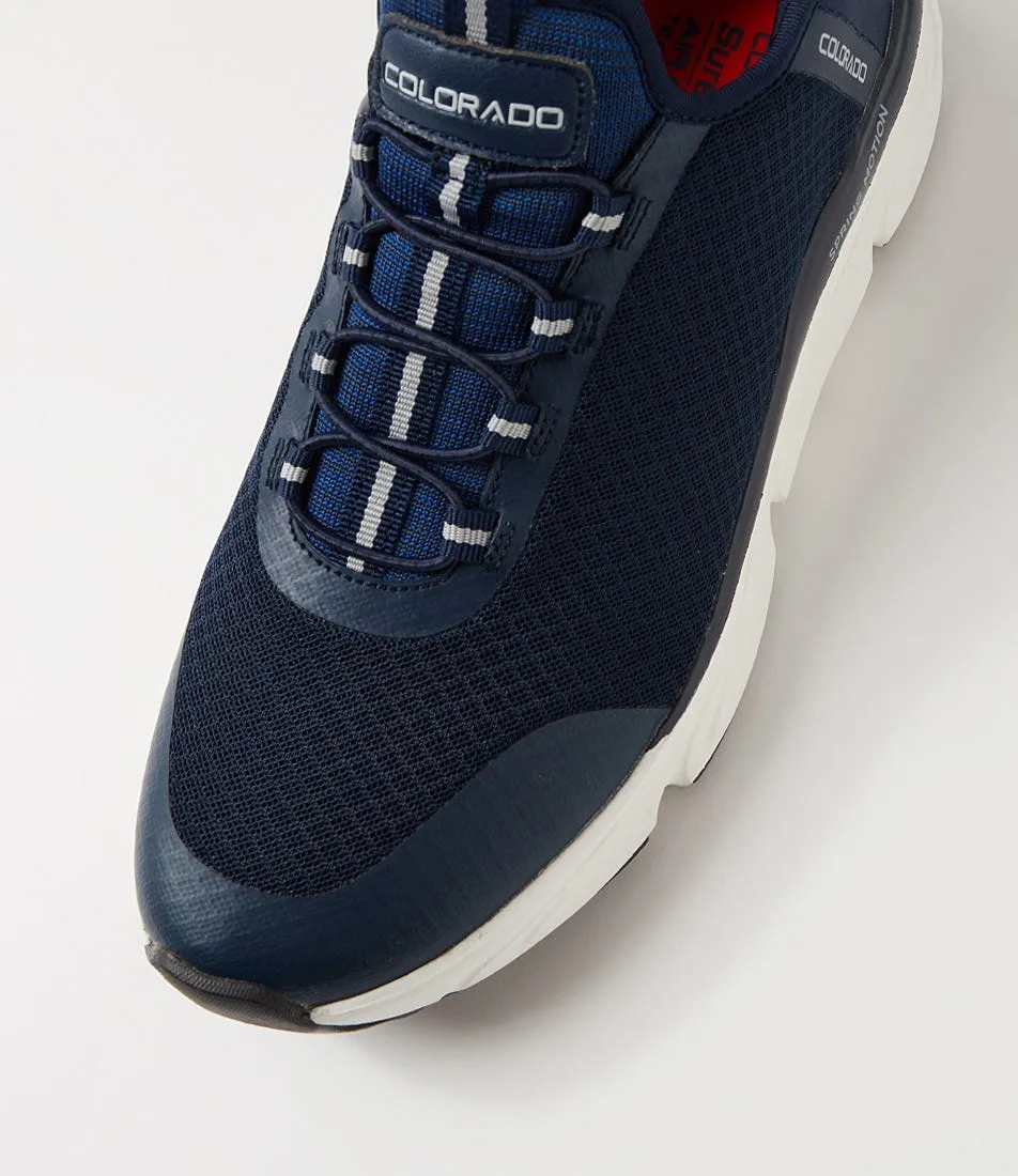 COLORADO Versus Navy Knit Sneakers