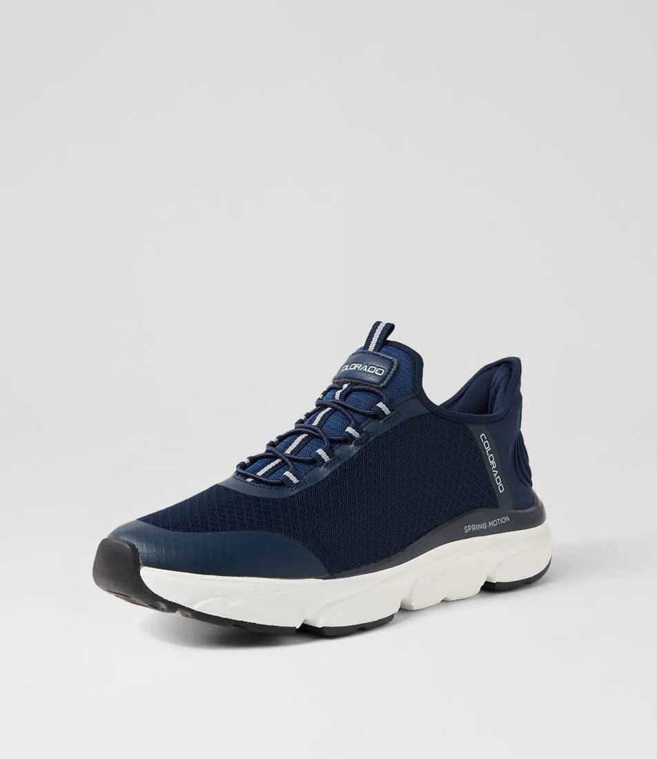 COLORADO Versus Navy Knit Sneakers