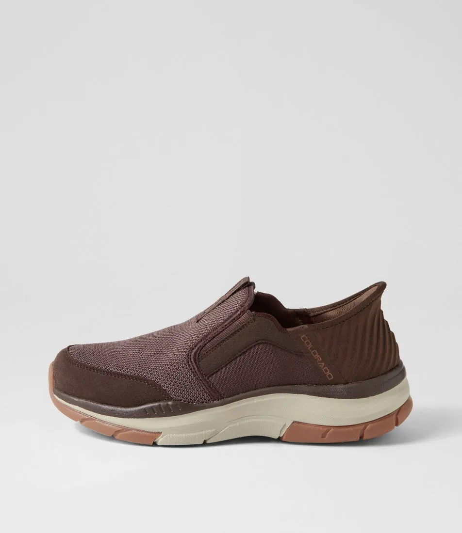 COLORADO Zaka Brown Mesh Sneakers