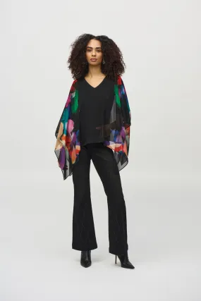 Colorful Print V-neck Pullover Style 244174