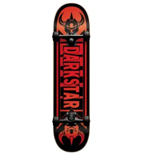 Dark Star Faded Premium Red Black Complete 7.375" Skateboard