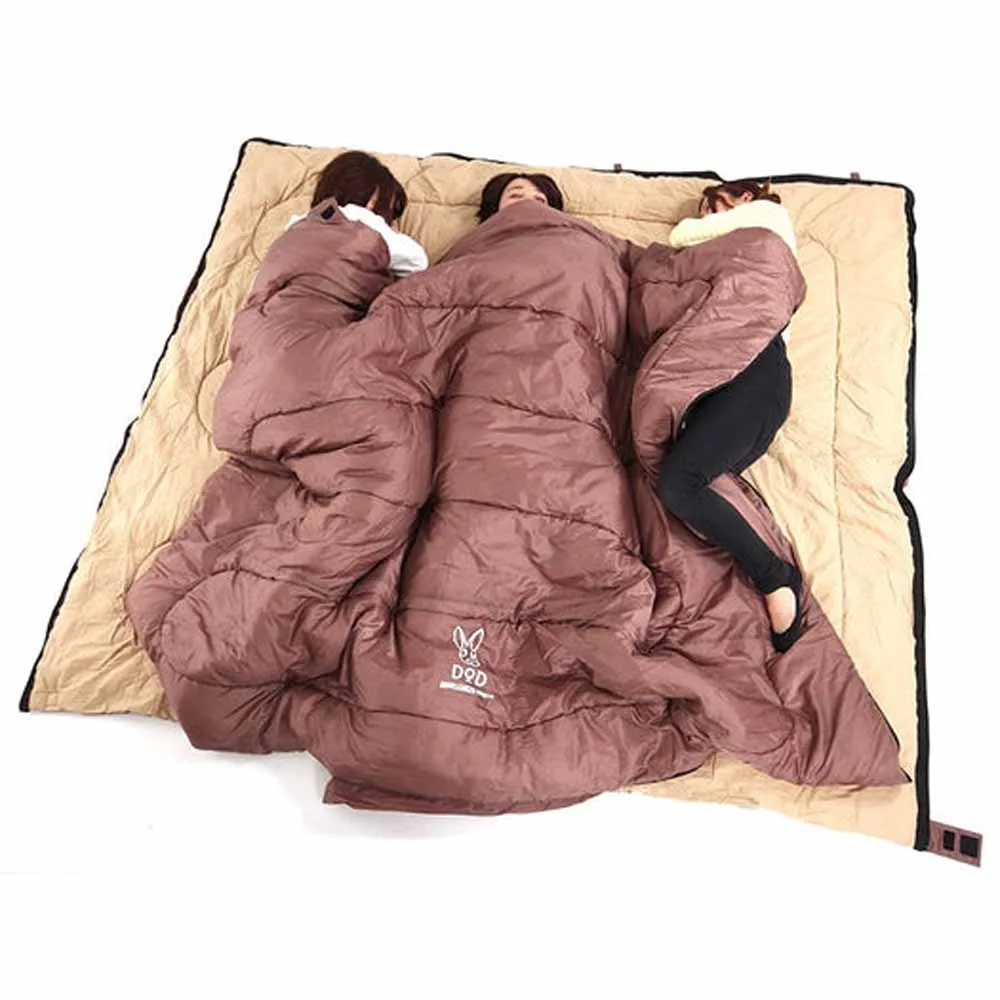 DOD Outdoors Wagaya Sleeping Bag - Maroon/Tan