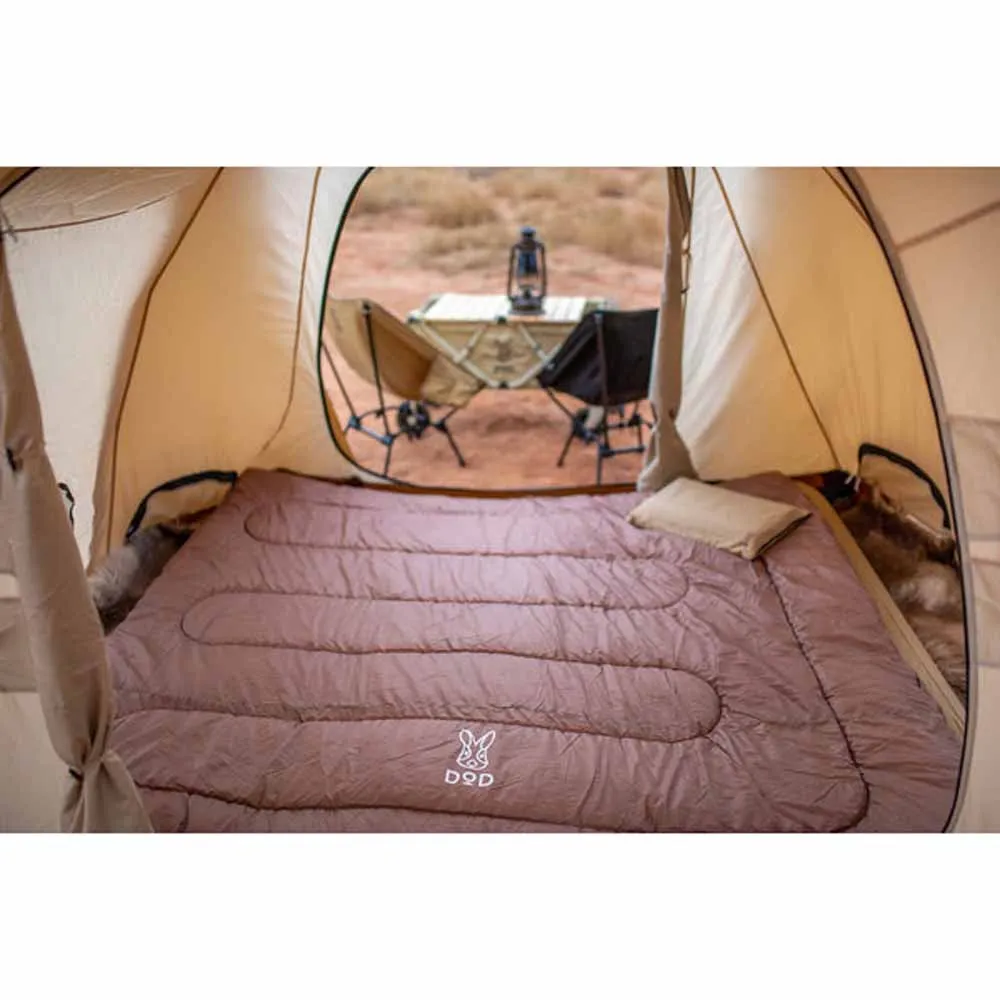 DOD Outdoors Wagaya Sleeping Bag - Maroon/Tan