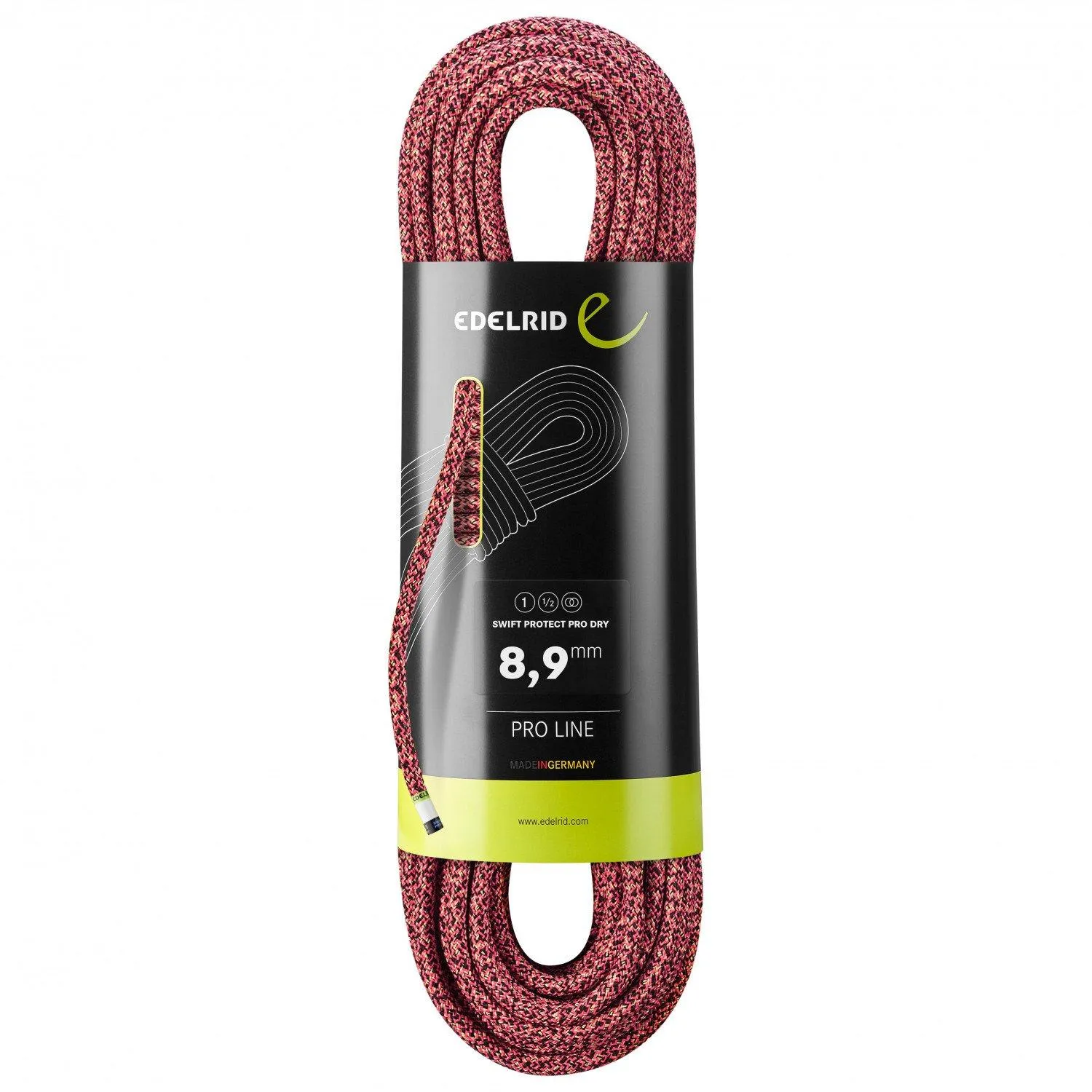 Edelrid Swift Protect Dry 8.9 mm Rope (60 m) | Climbing Ropes | George Fisher UK