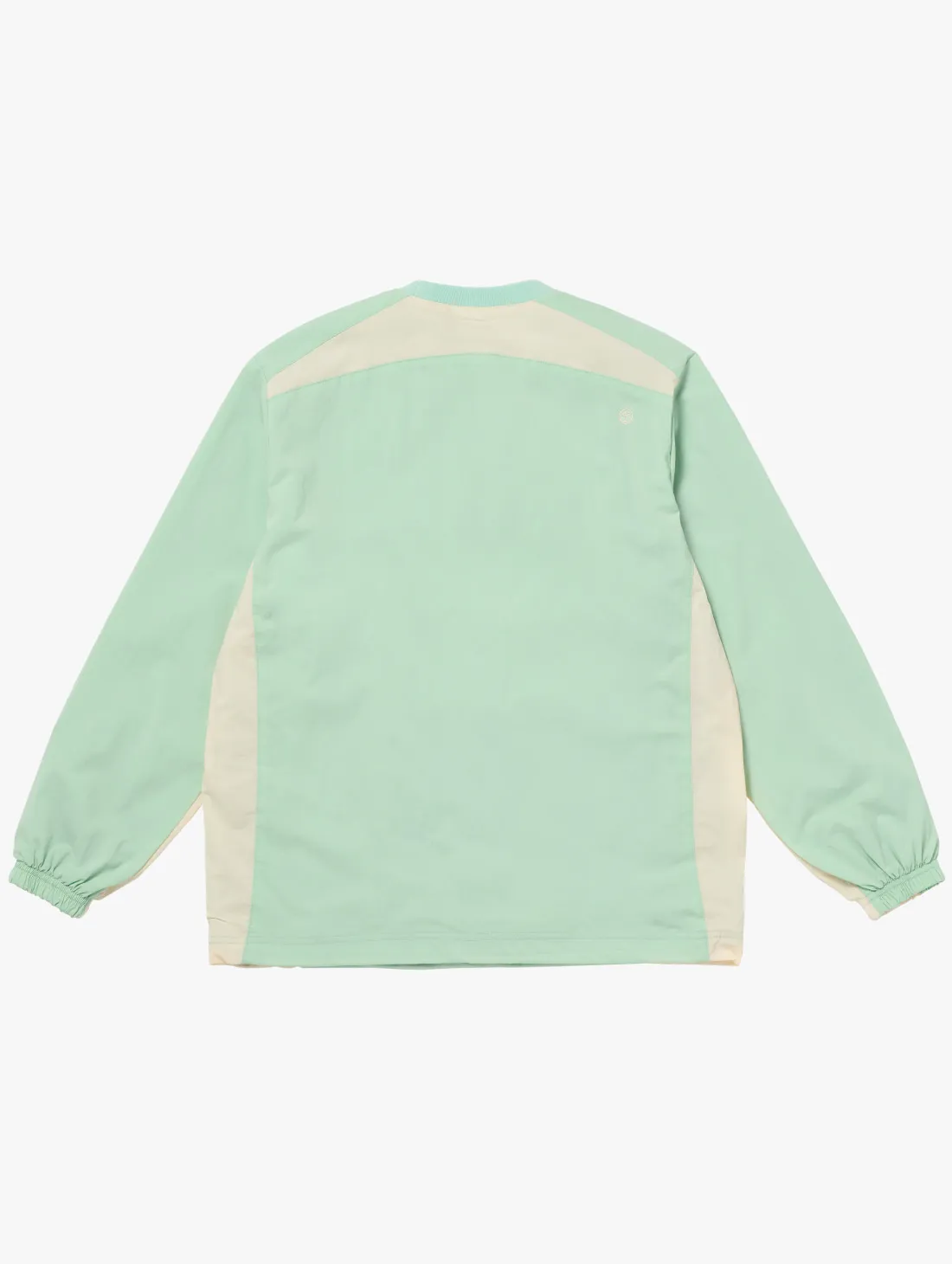 EMBLEM BRUSH LINED WIND PULLOVER-MINT