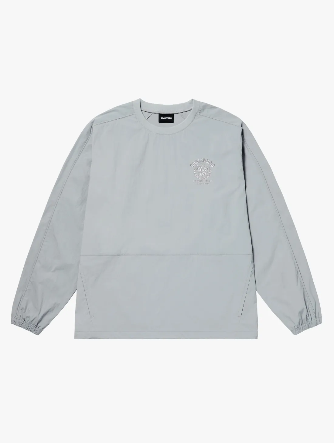 FC STRETCH NYLON WIND PULLOVER-GREY