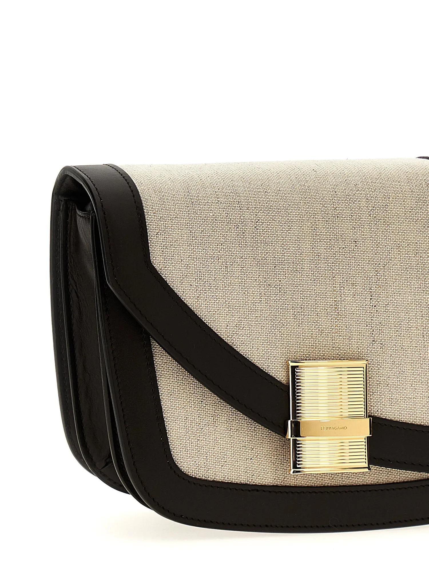 Ferragamo    Ferragamo 'Fiamma' Small Shoulder Bag