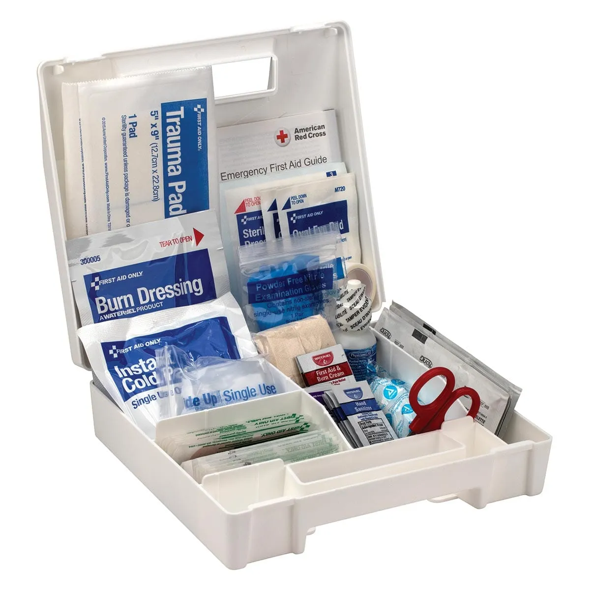 First Aid Only 25 Person ANSI A Plastic First Aid Kit with Dividers