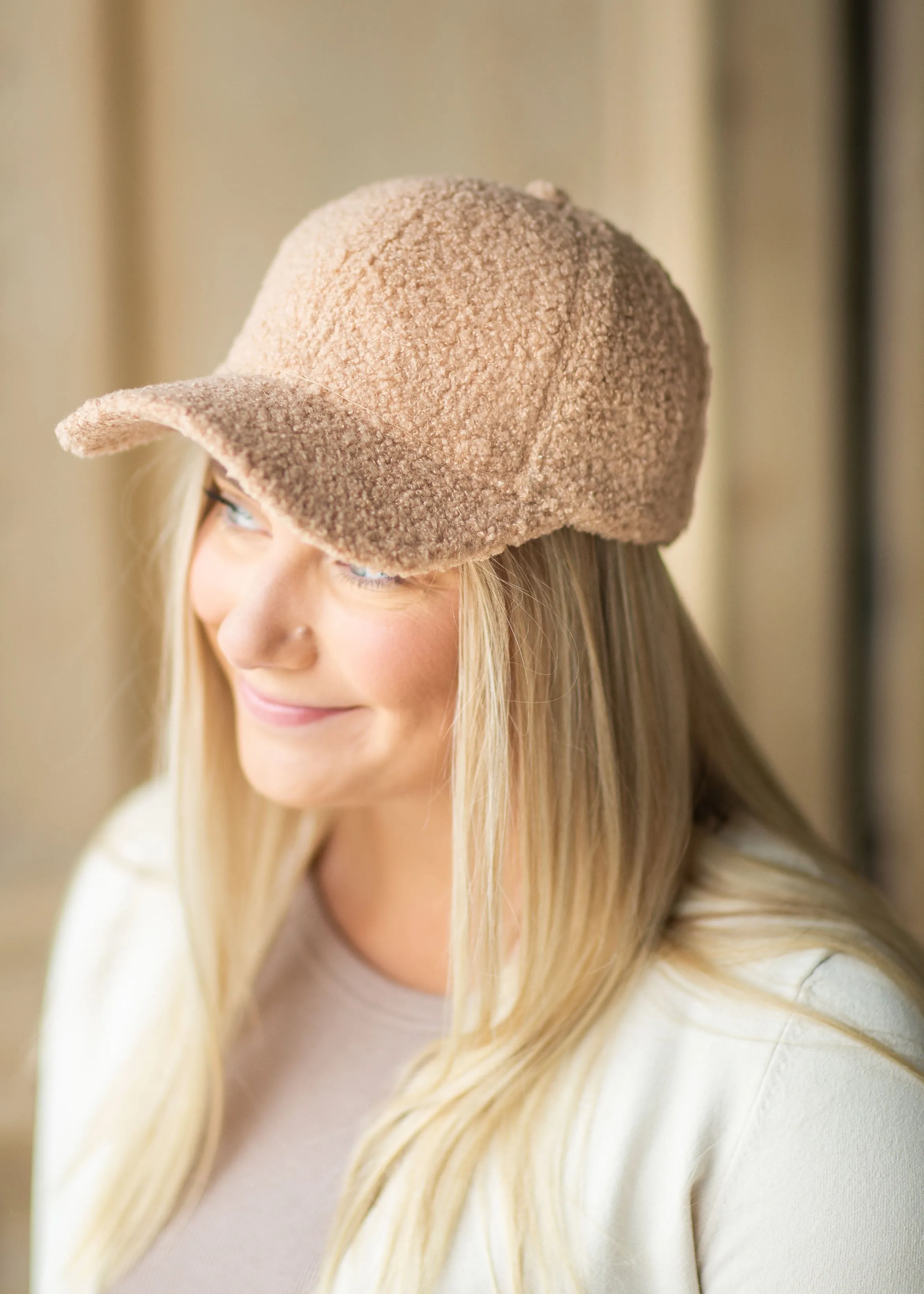 Fuzzy Snapback Ball Cap