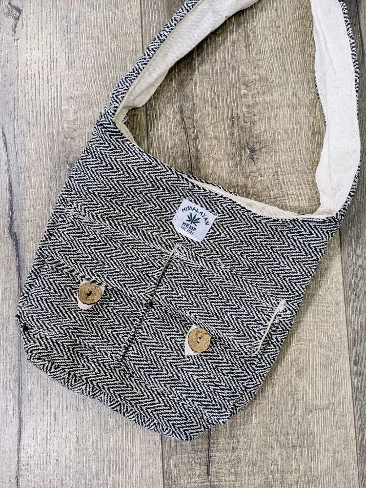 Gringo Hemp Shoulder Bag 26x26cm