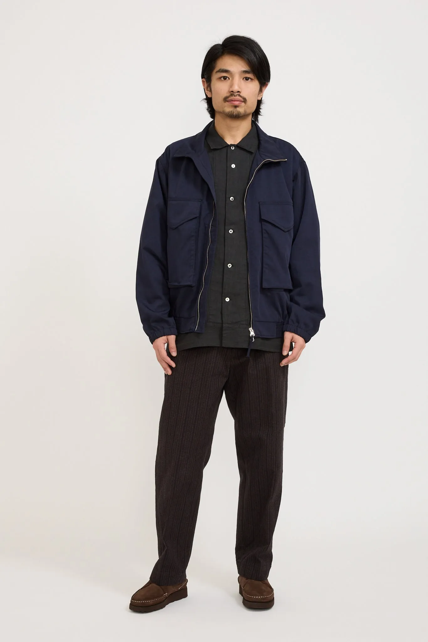 Gustavo Zip Jacket Navy