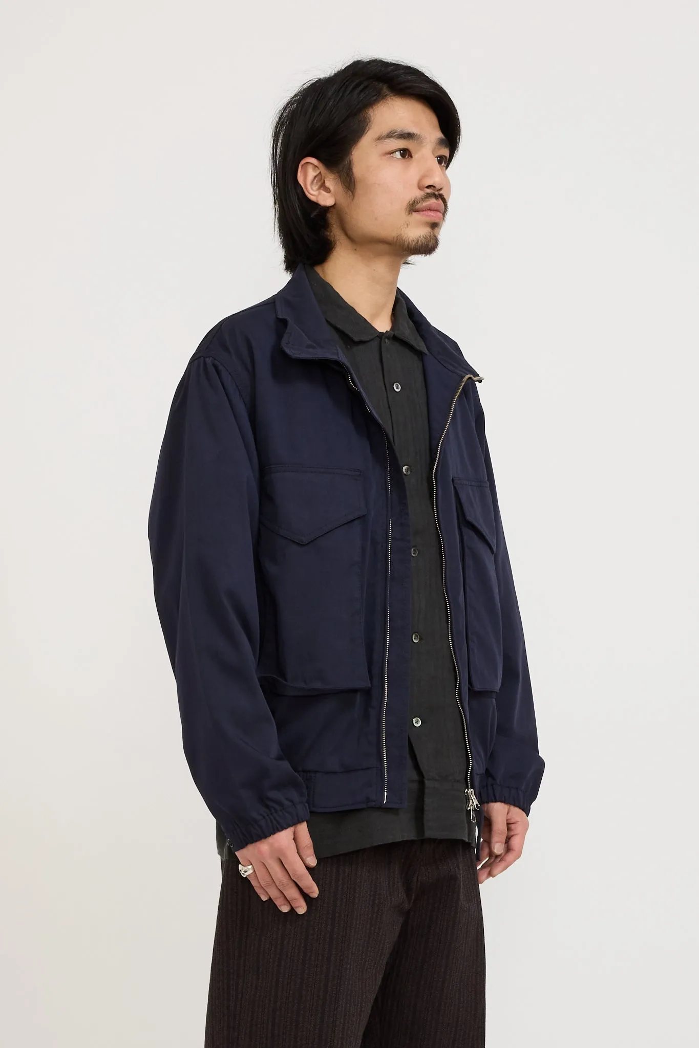 Gustavo Zip Jacket Navy