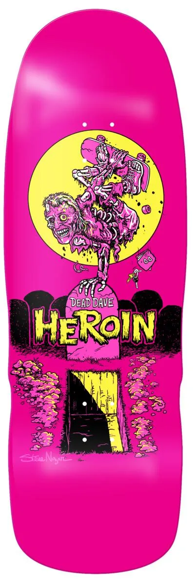 Heroin Skateboards Dead Dave Zombie Deck 10.4