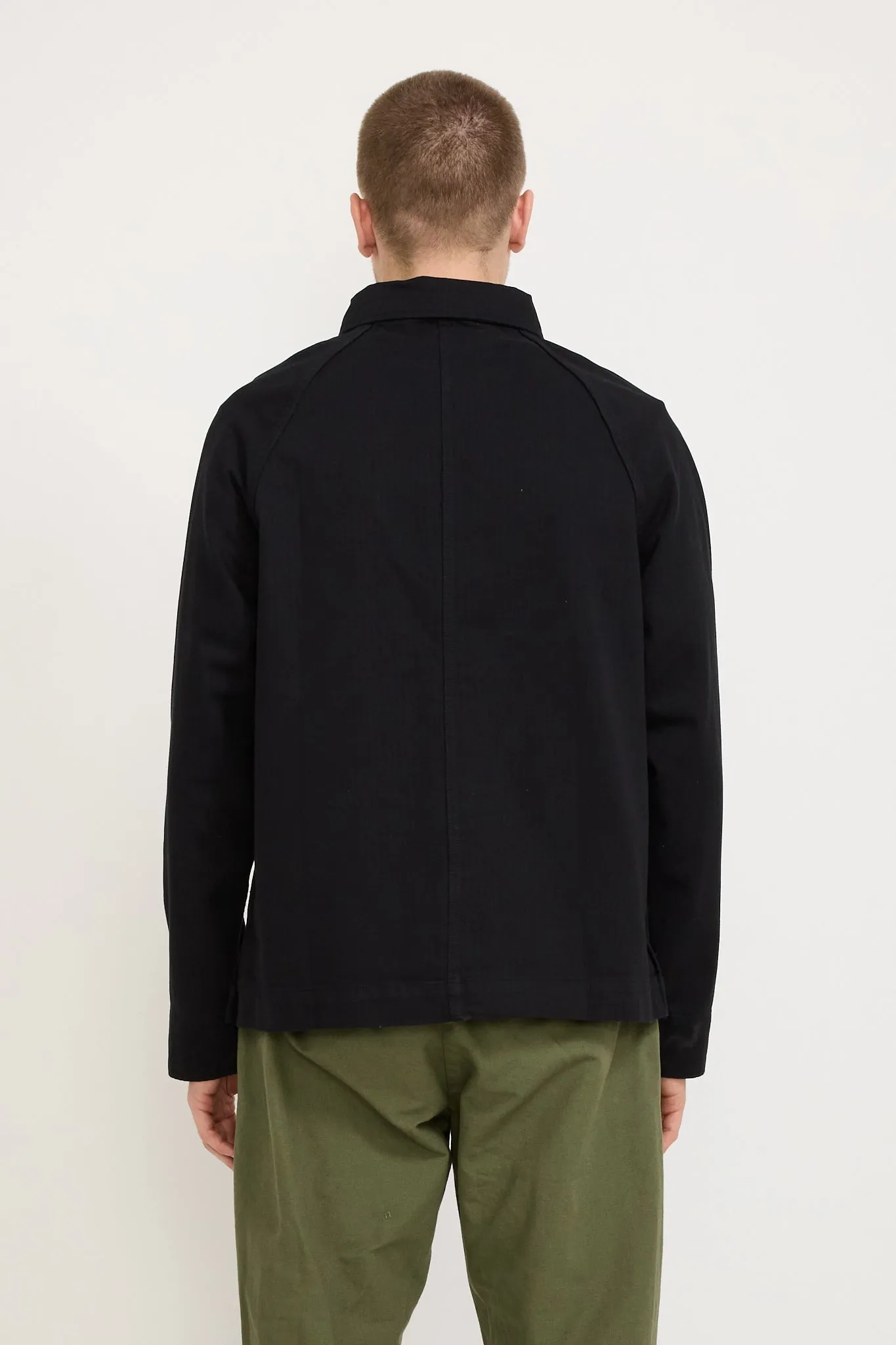 Herringbone FOH Jacket Black