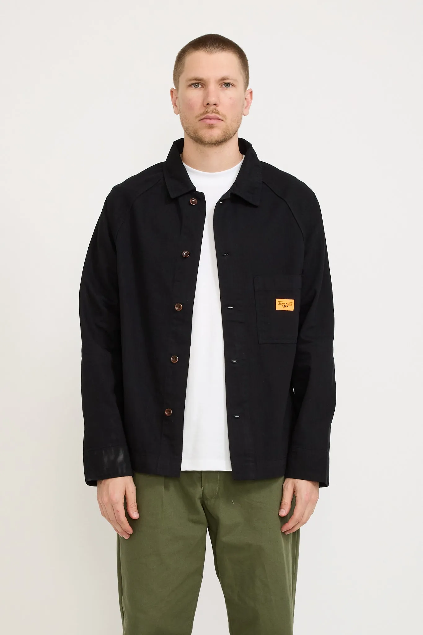 Herringbone FOH Jacket Black