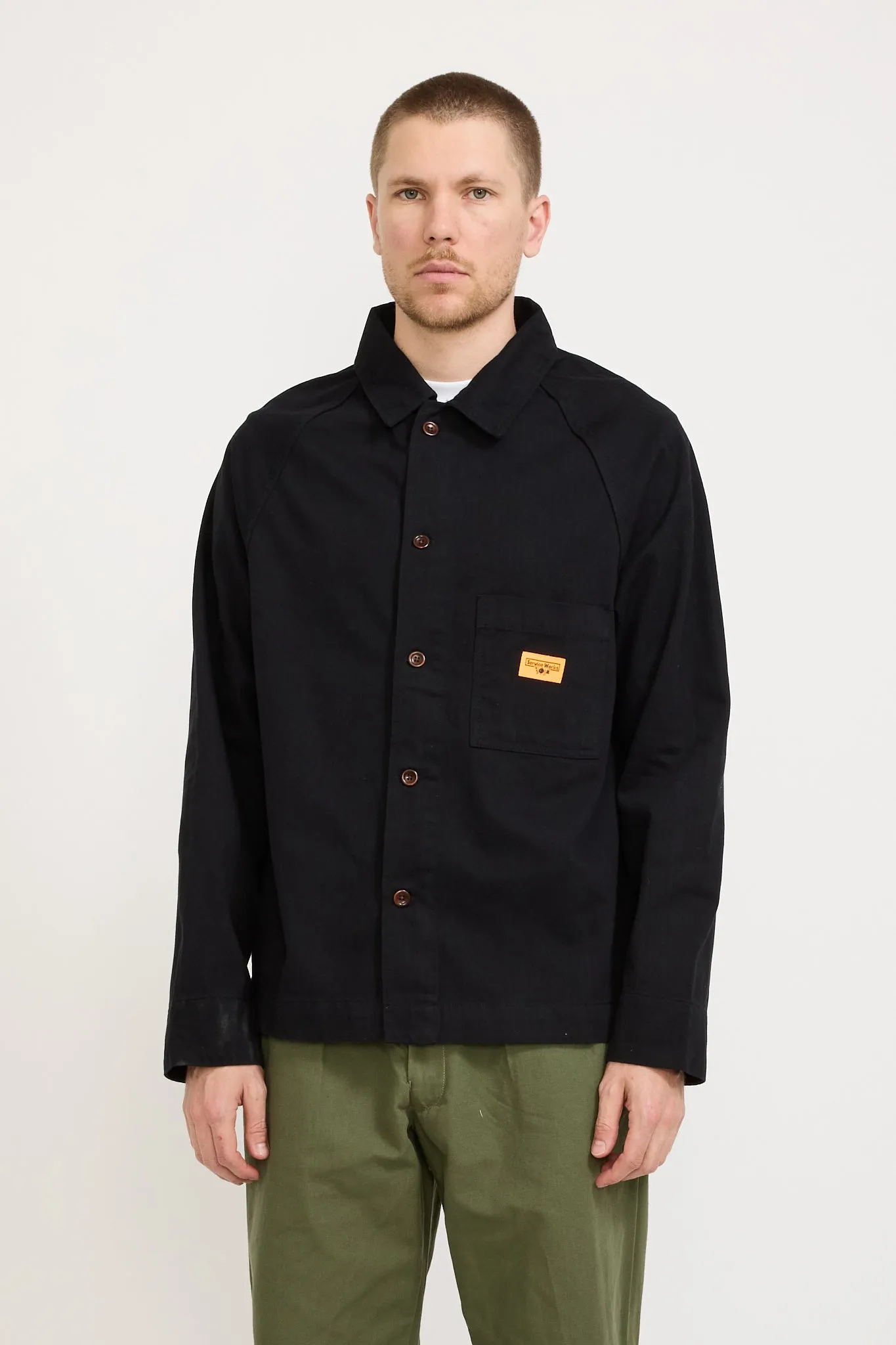 Herringbone FOH Jacket Black