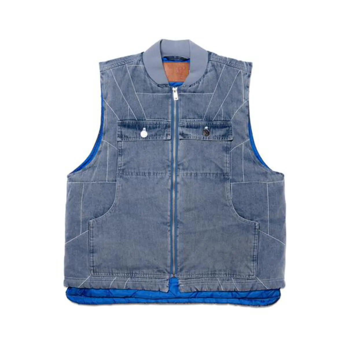 HODDLE SKATEBOARDS ZIP UP CARPENTER VEST