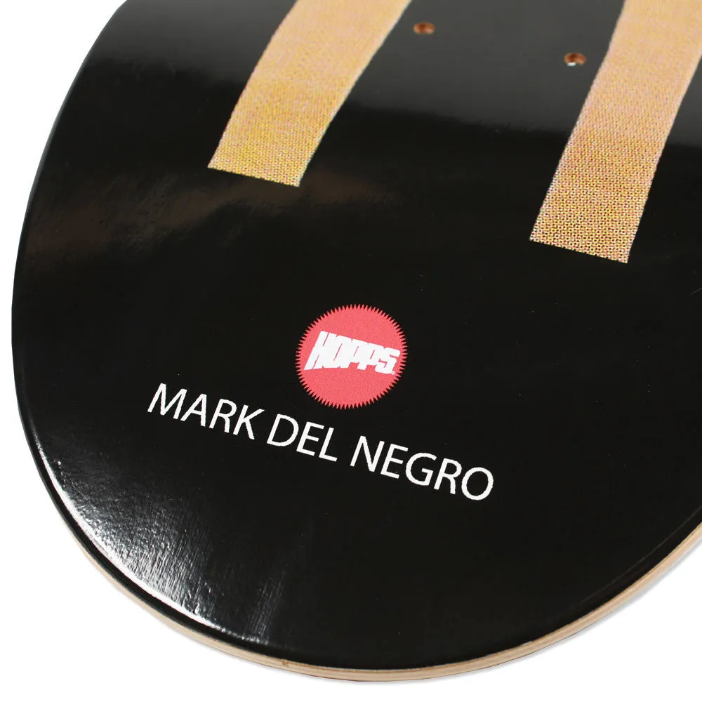 HOPPS SKATEBOARDS SCULPTURE SERIES DEL NEGRO DECK 8.5