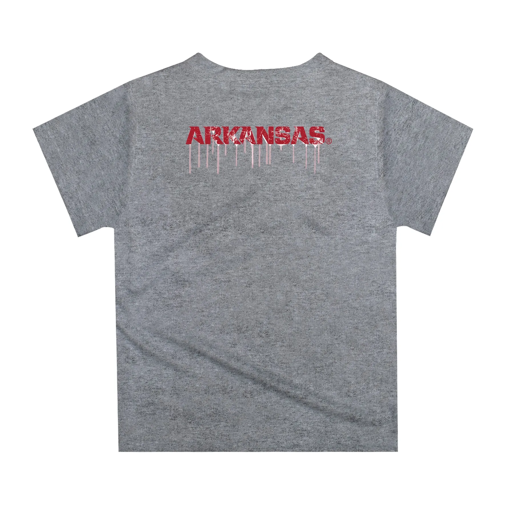 Infant Gray Arkansas Razorbacks Dripping Helmet T-Shirt