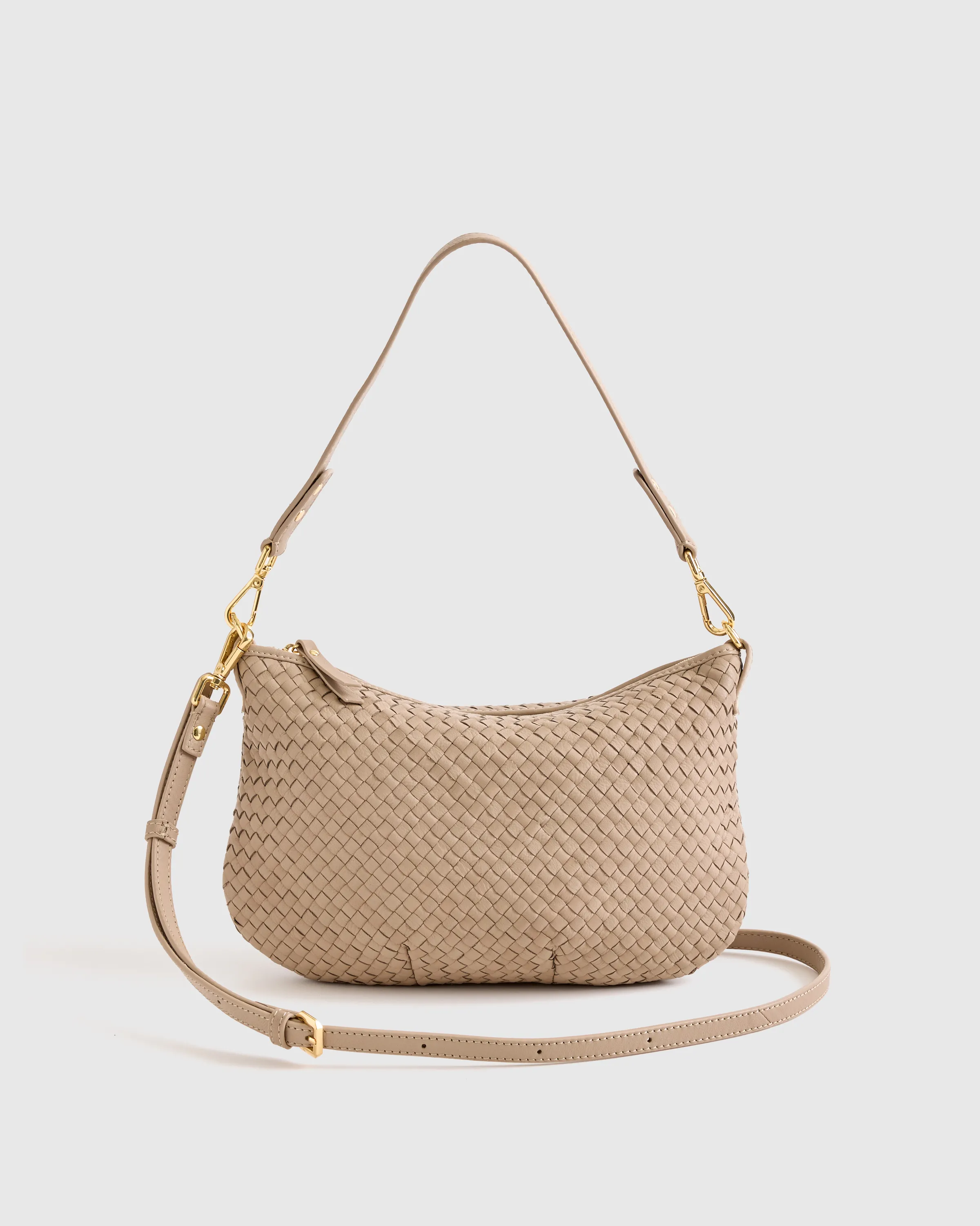 Italian Handwoven Leather Mini Shoulder Bag