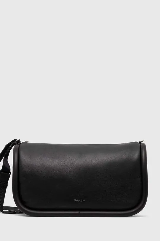 JW Anderson leather bag The Bumper-36 black color HB0569.LA0107.999