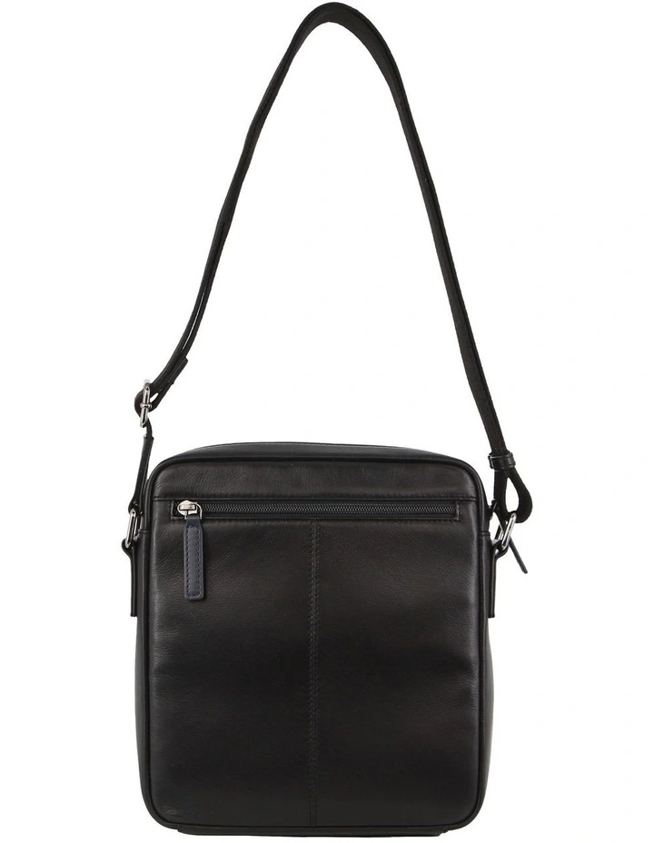 Leather Cross-Body Bag in Black