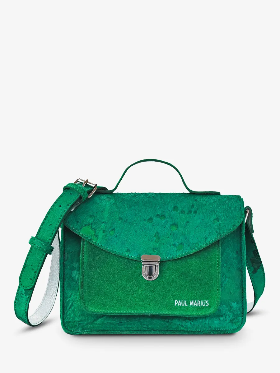 leather hand bag for woman Green - Mademoiselle George Rodeo Trio Viper Green | PAUL MARIUS