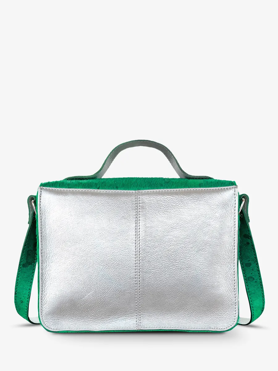 leather hand bag for woman Green - Mademoiselle George Rodeo Trio Viper Green | PAUL MARIUS